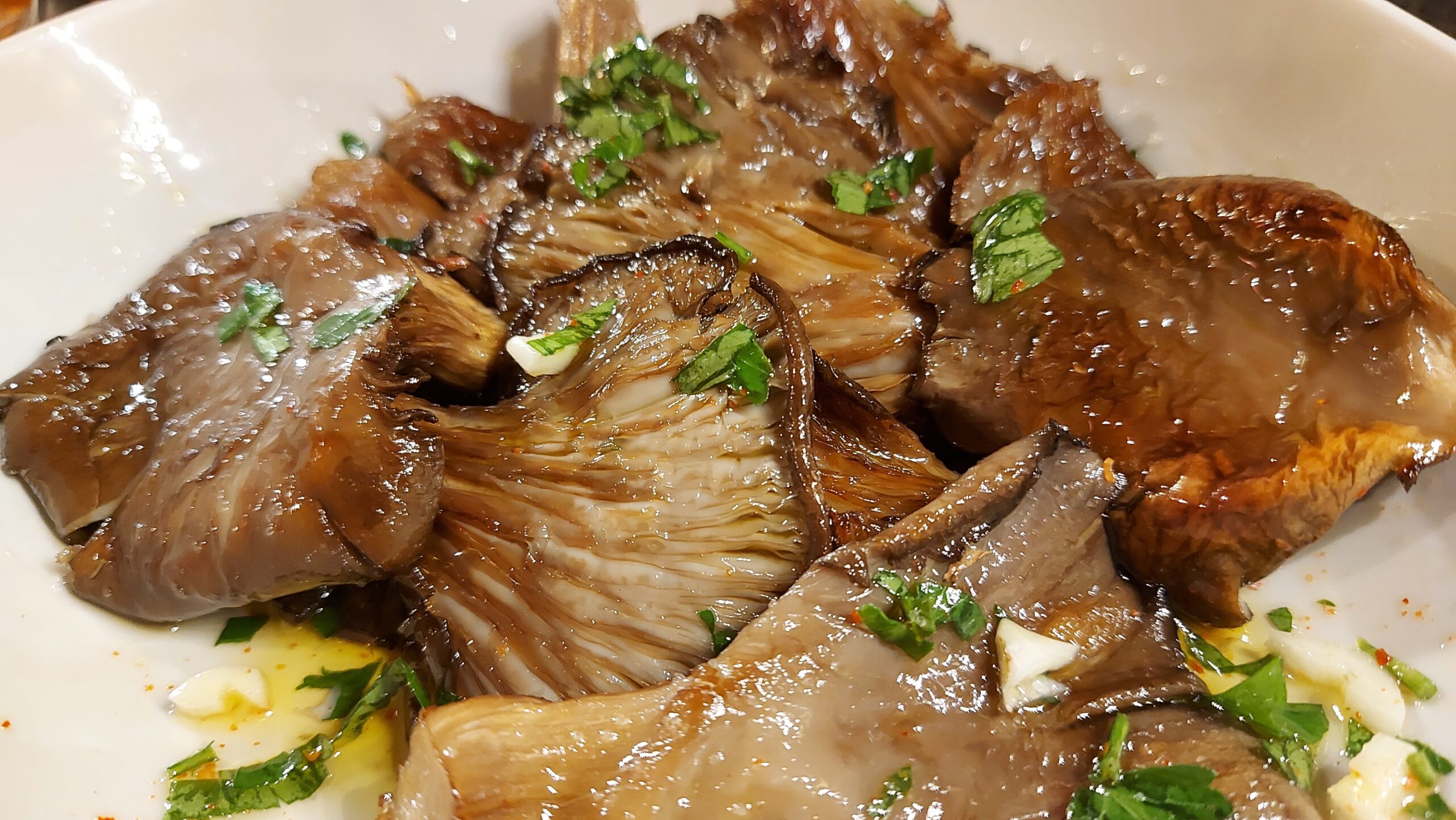 Oven-Roasted Pleurotus