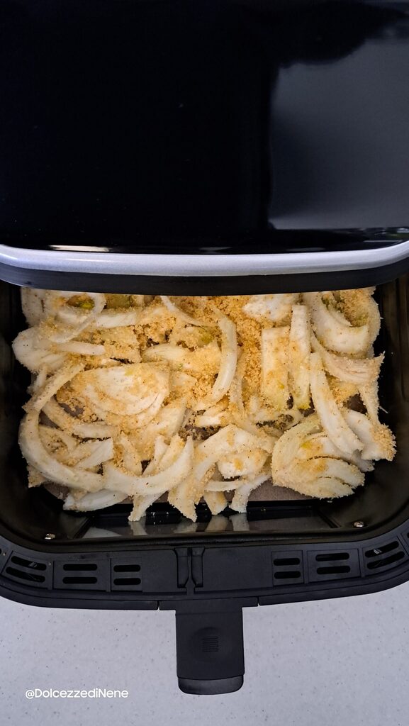 Tasty and quick gratinated fennels in air fryer