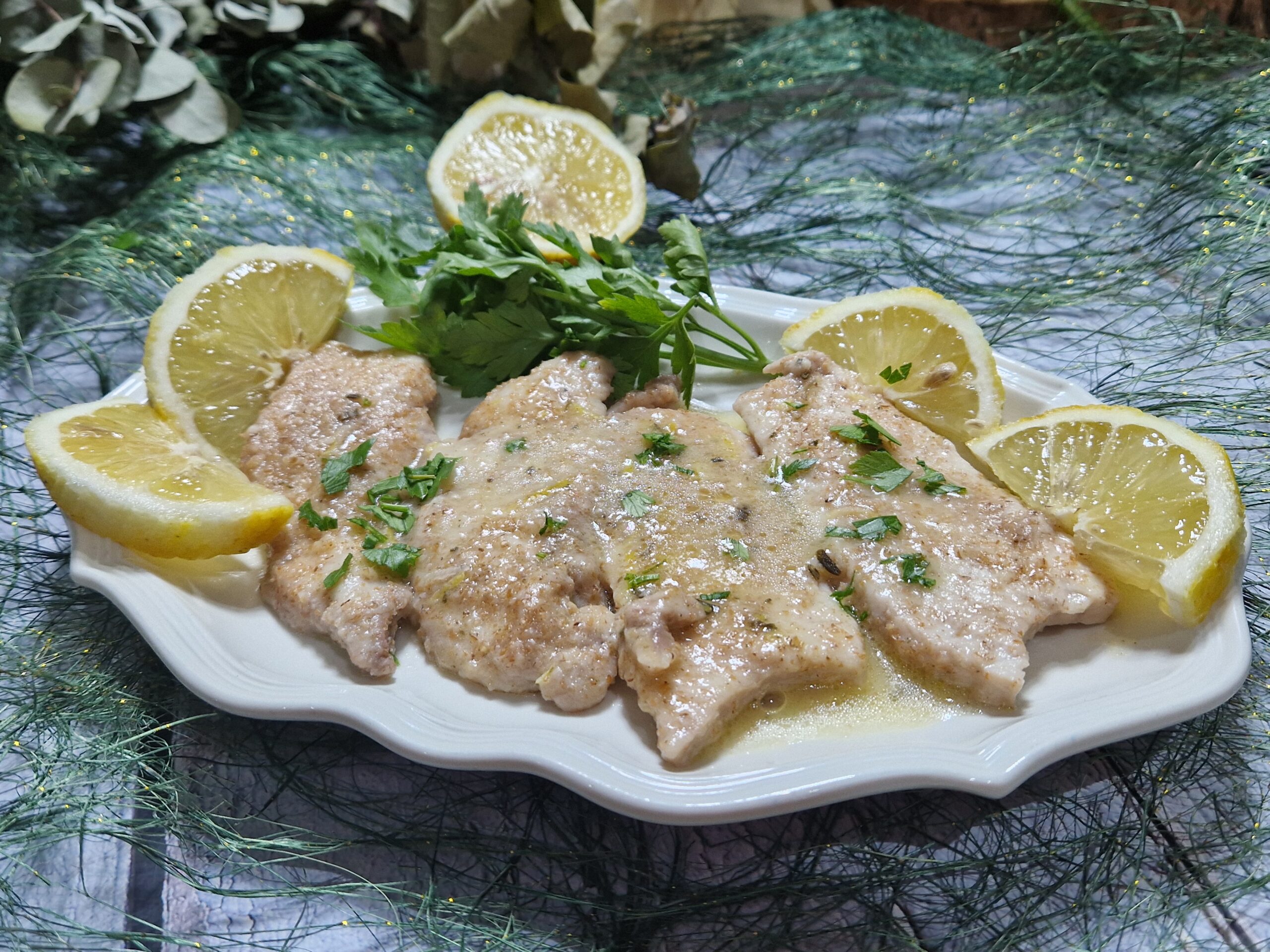 Lemon Sea Bass Scallops