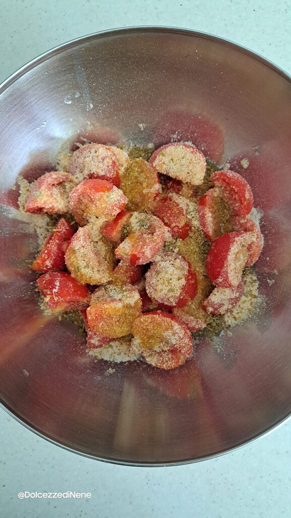 Air Fryer Baked Cherry Tomatoes