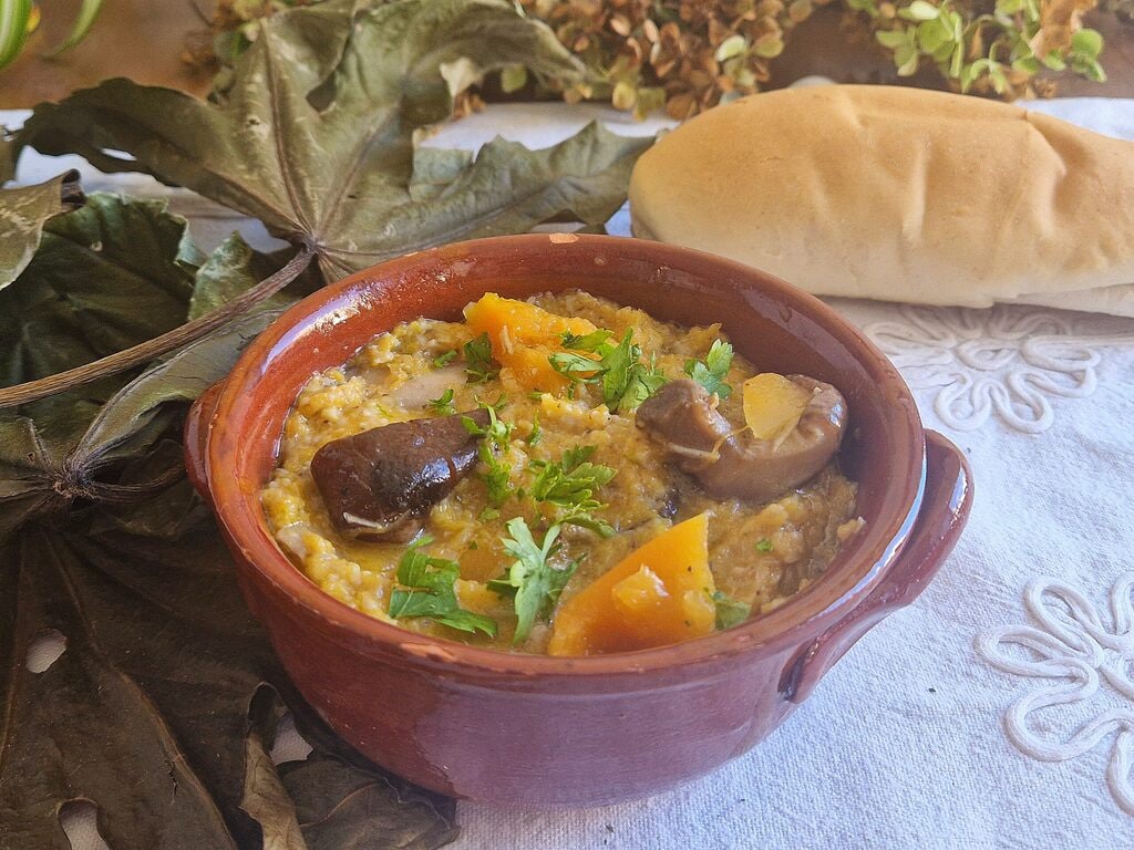 mushroom and pumpkin cream