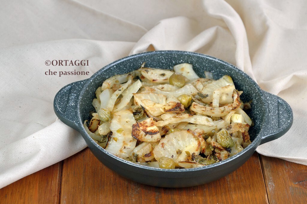Pan-fried fennel gratin, no breadcrumbs