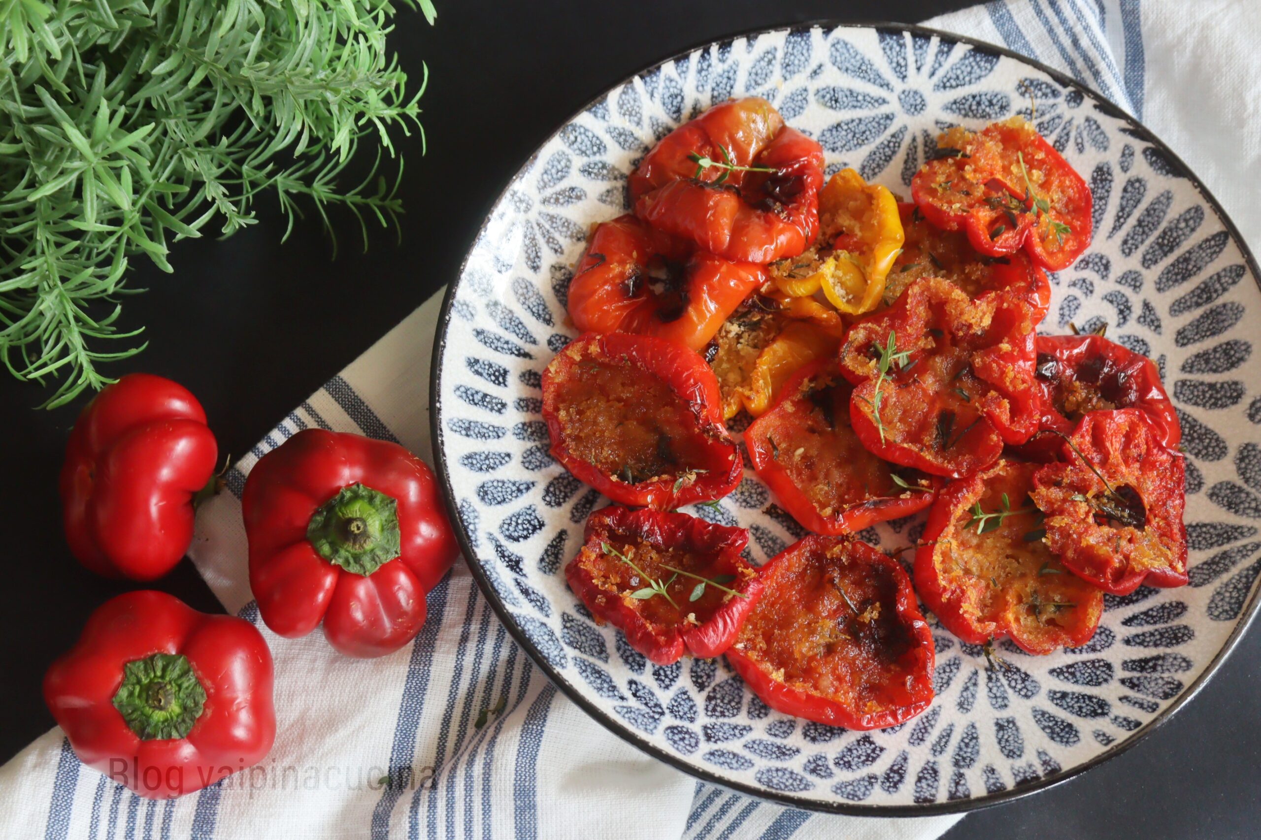 Gratinated Papaccelle Peppers