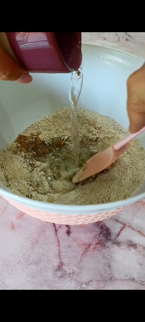 Preparing the dough