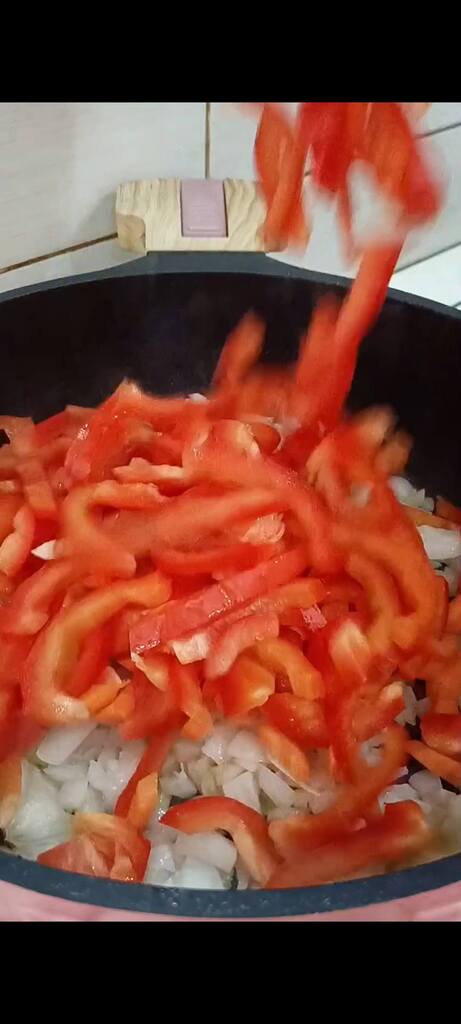 Stir-fry all the vegetables