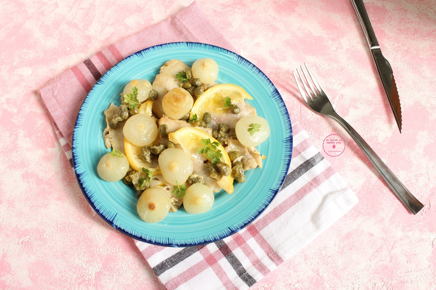 Cod Fillets with Onions