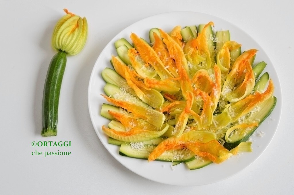 zucchini carpaccio ORTAGGI che passione by Sara Grissino