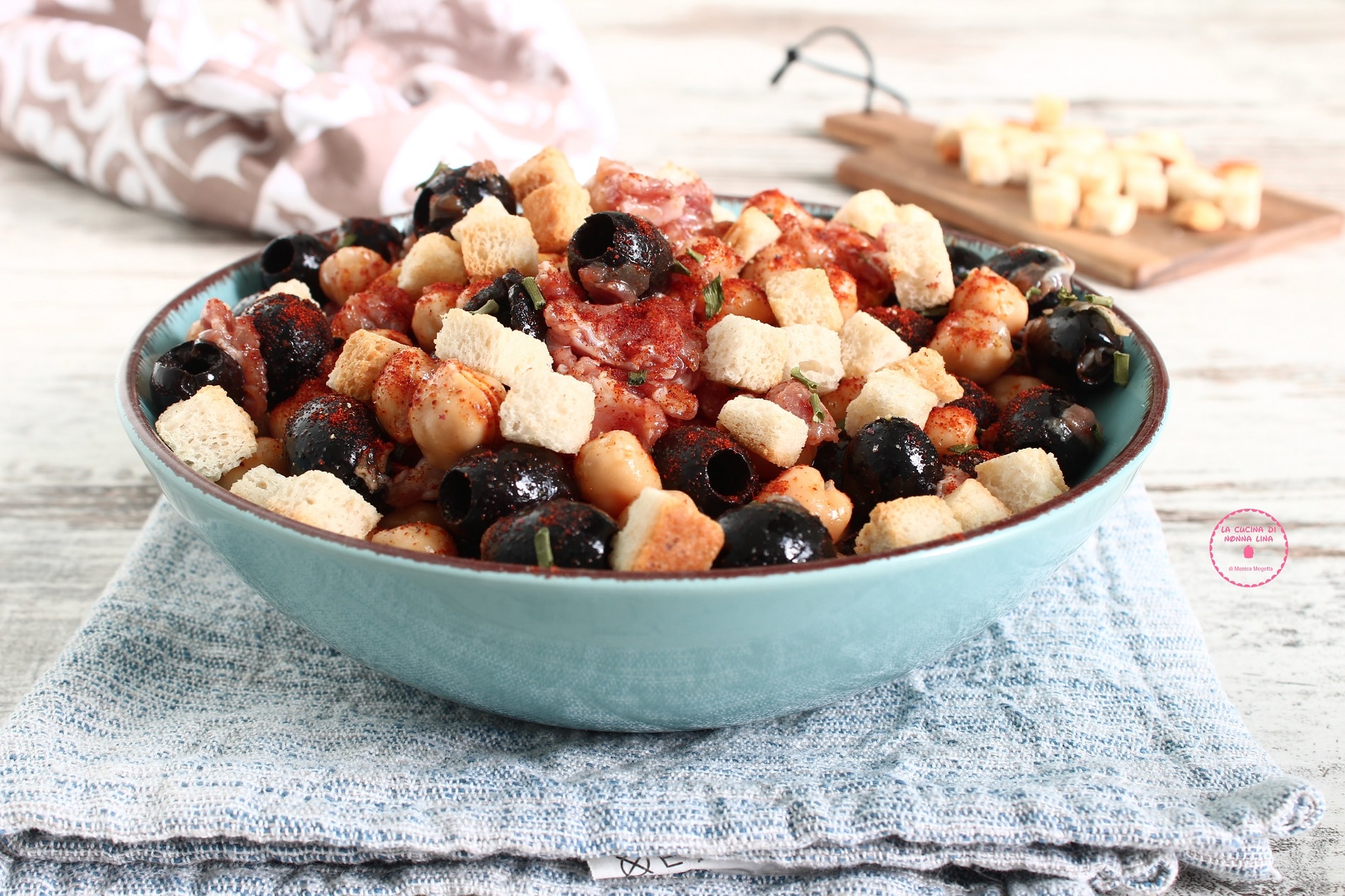 Chickpea and Olive Salad