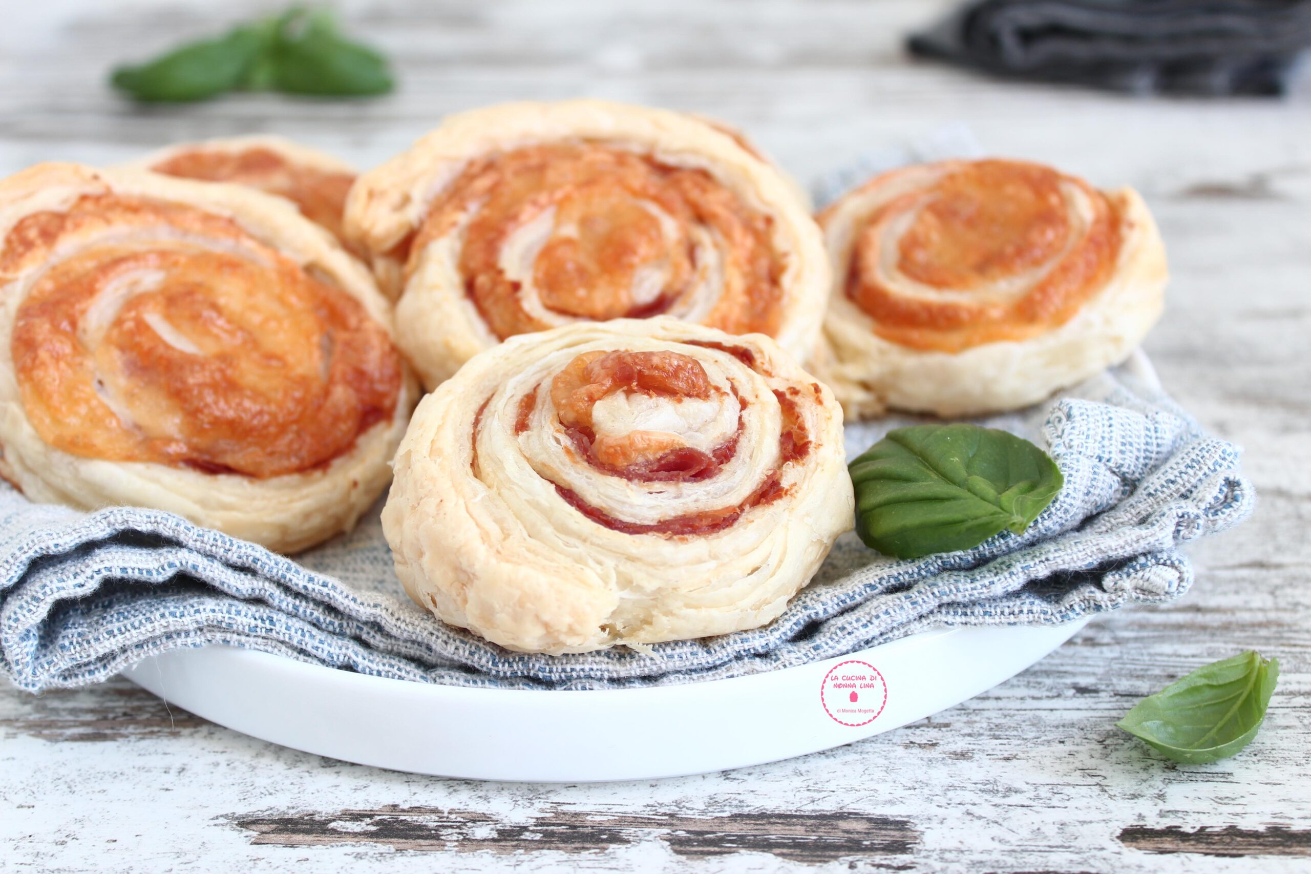 Ham and Provola Rolls