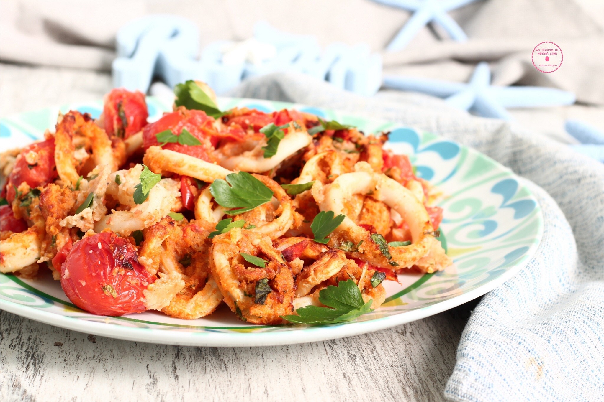 Breaded Air Fryer Squid Rings