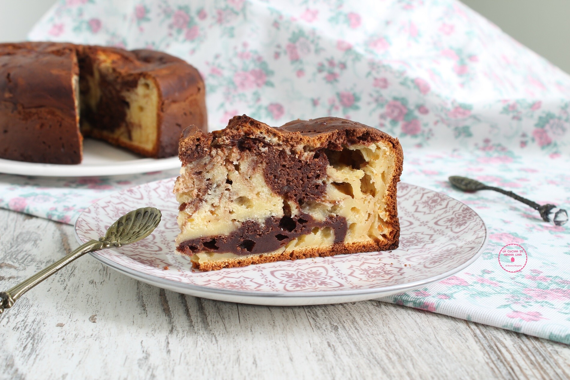 Butter-Free Zebra Cake