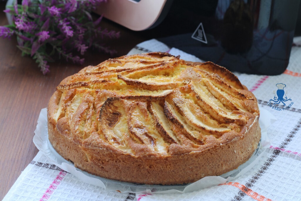 Air Fryer Apple Cake with Butter2
