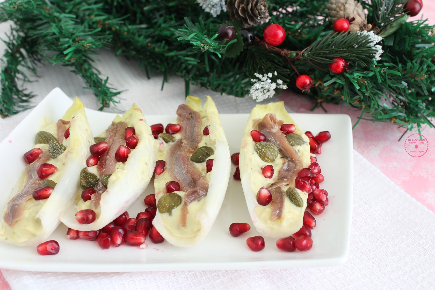 Endive Boats with Anchovies and Capers