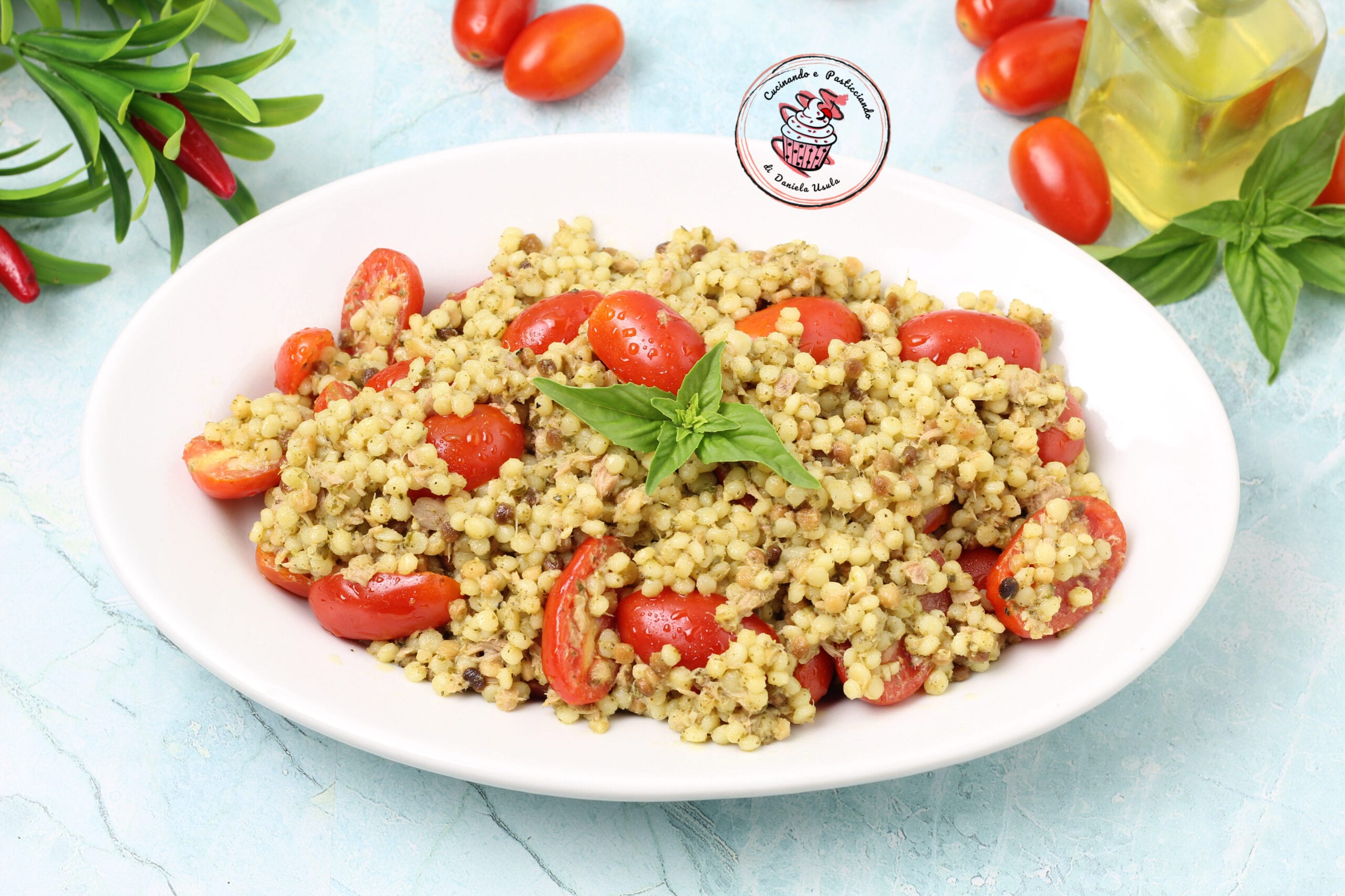 CARLOFORTINA STYLE FREGULA SARDA WITH PESTO, TUNA, AND CHERRY TOMATOES: The Summer Recipe from the Heart of Sardinia