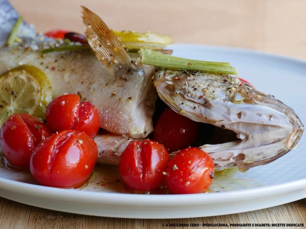 Baked Sea Bass with Cherry Tomatoes and Herbs | Easy and Light Recipe