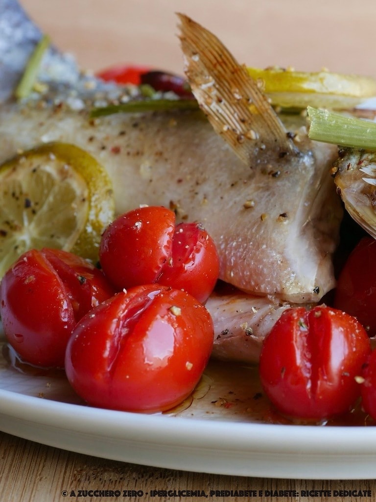 Baked Sea Bass with Cherry Tomatoes and Herbs | Easy and Light Recipe