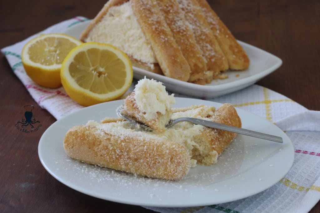 Cold dessert with ladyfingers and lemon mascarpone3