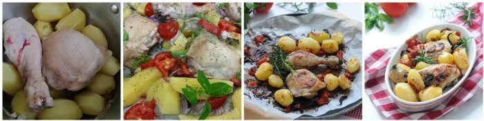 Quick Baked Chicken and Potatoes