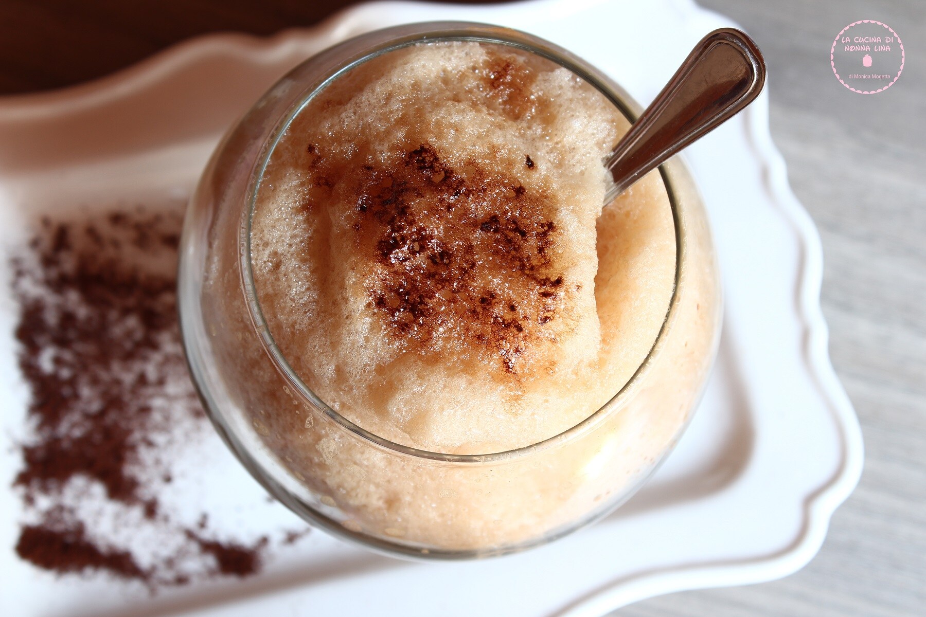 Coffee Foam with Water, Only 3 Ingredients