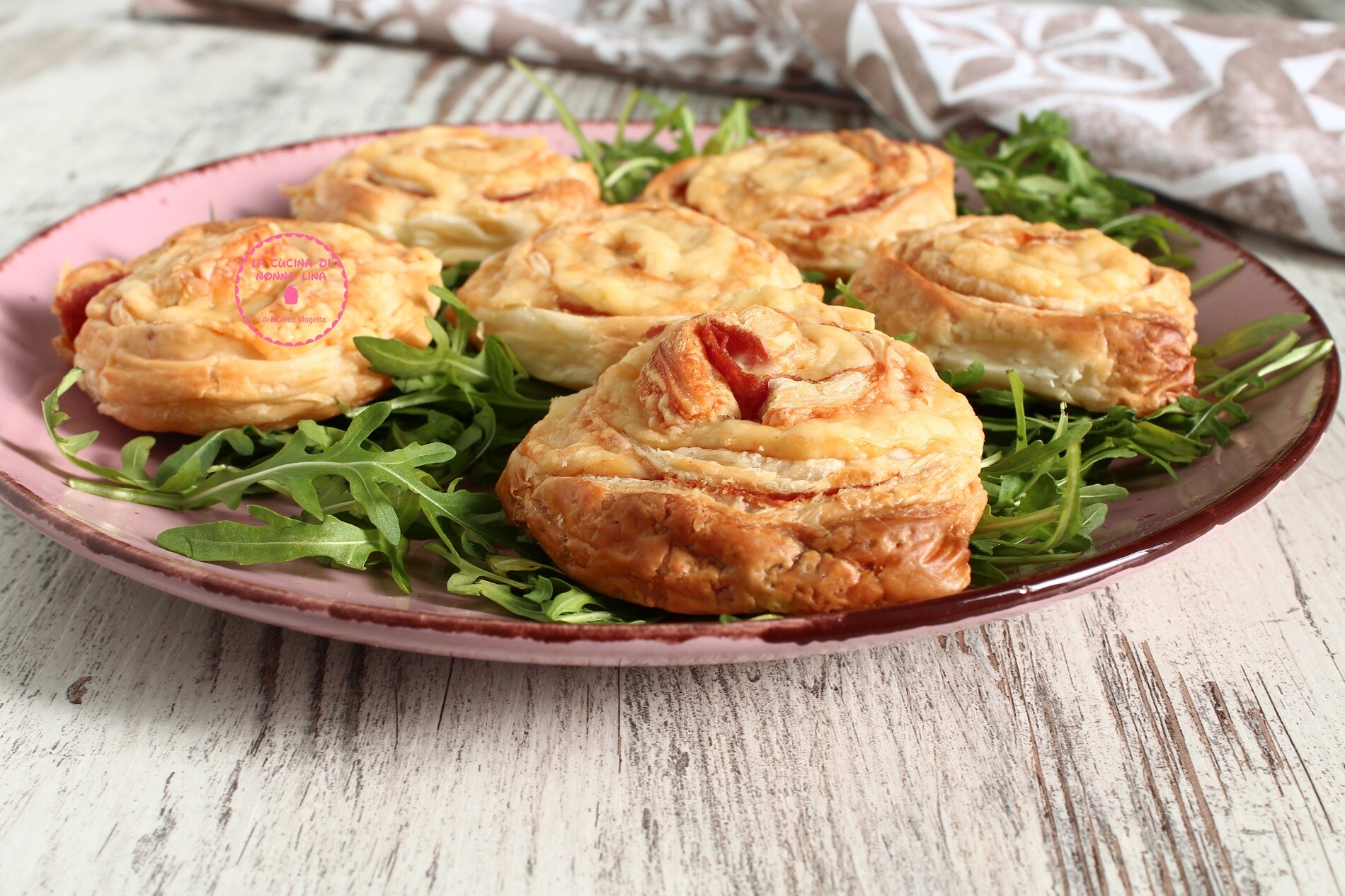 Salami and Cheese Pinwheels