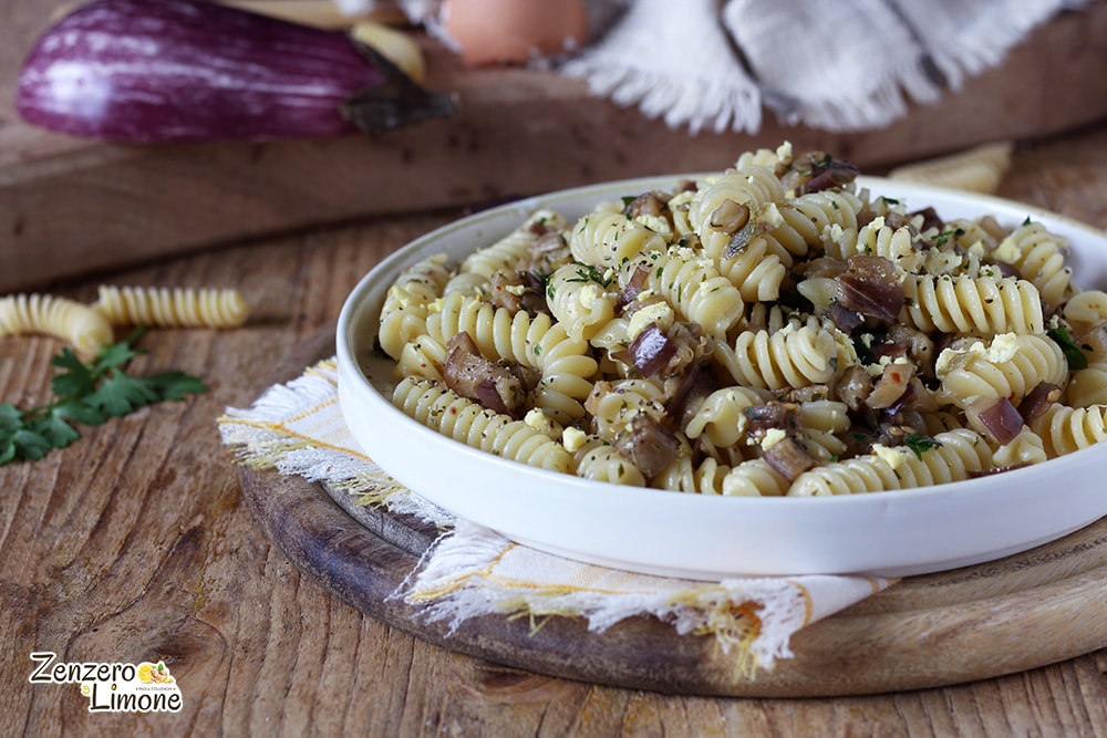Fusilli with Eggplants