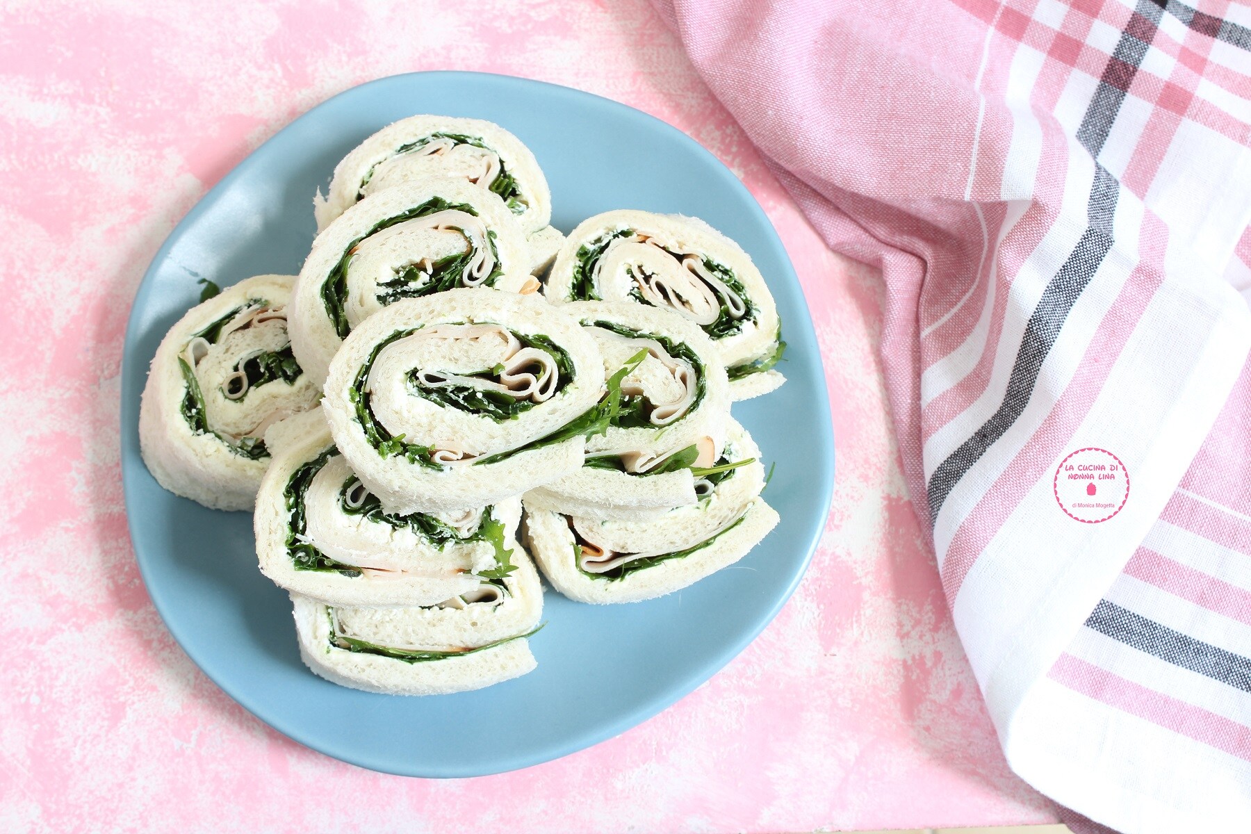 Stuffed Sandwich Rolls with Turkey and Arugula