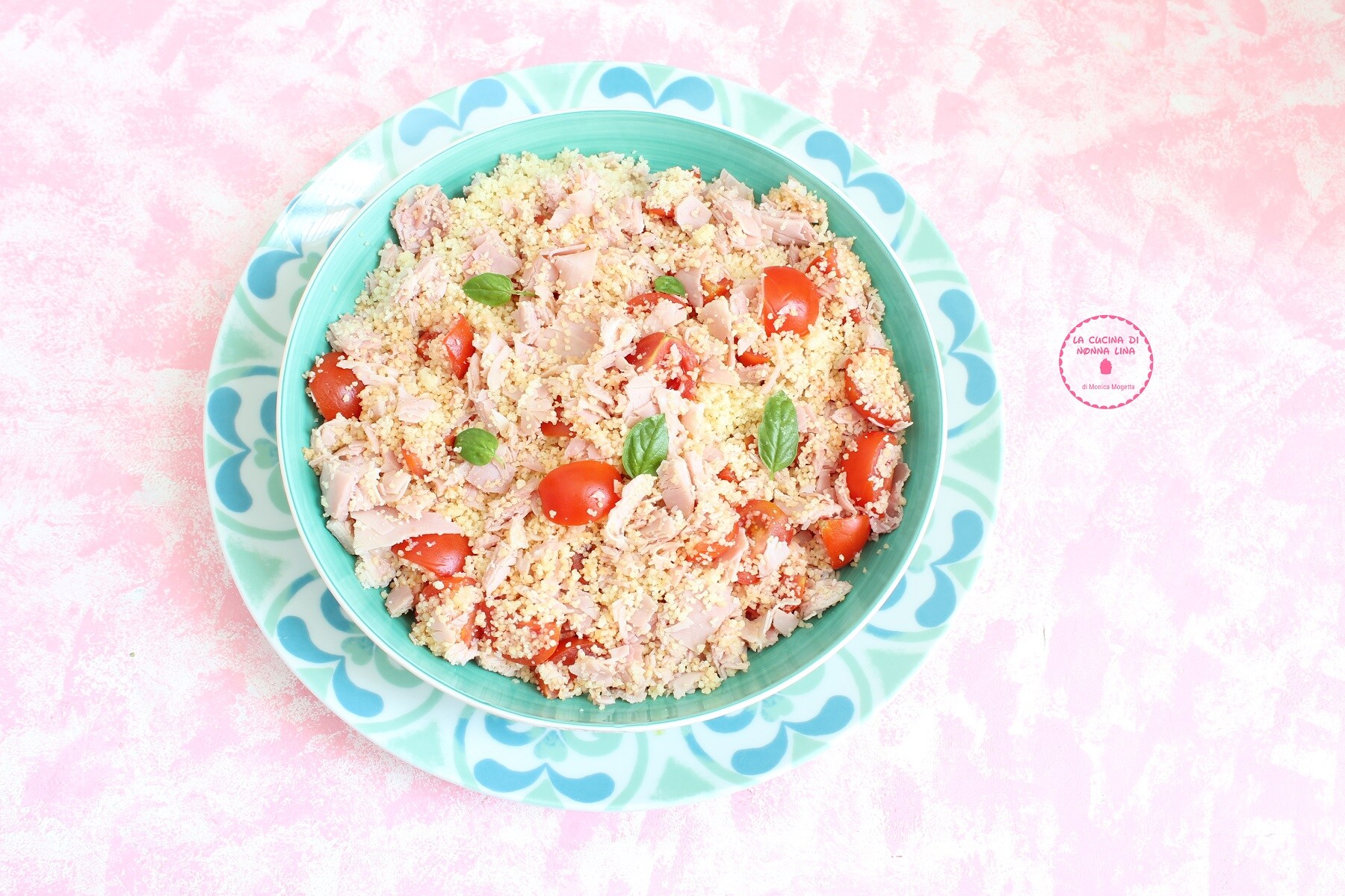 Summer Couscous with Ham and Cherry Tomatoes