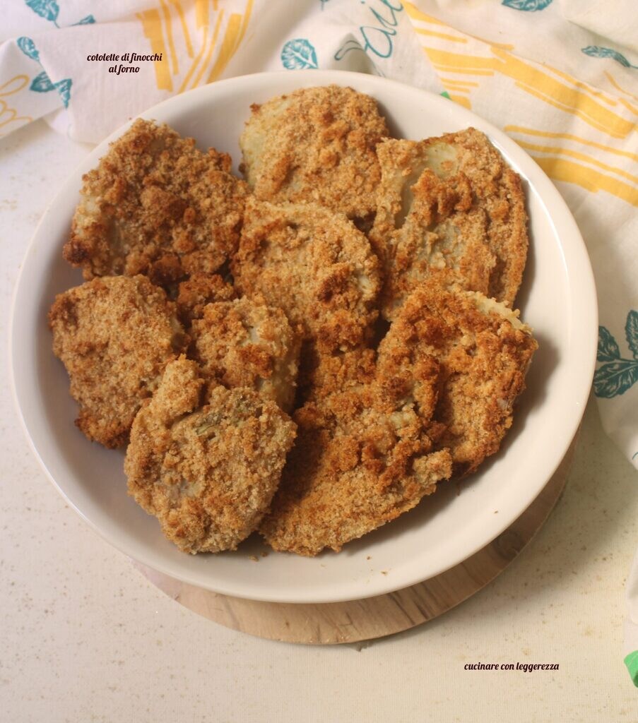 baked fennel cutlets
