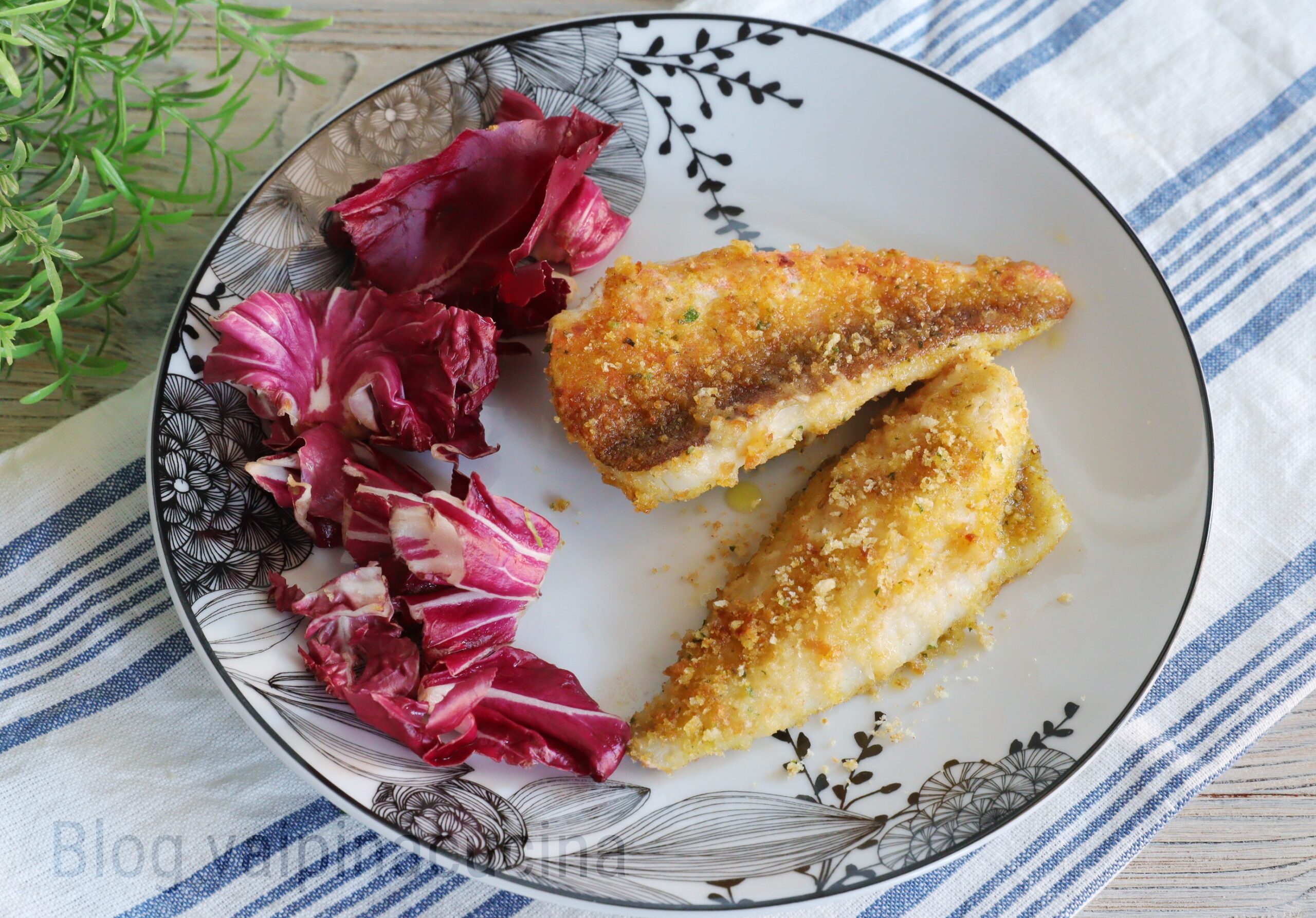 Gratinated Red Gurnard Fillet