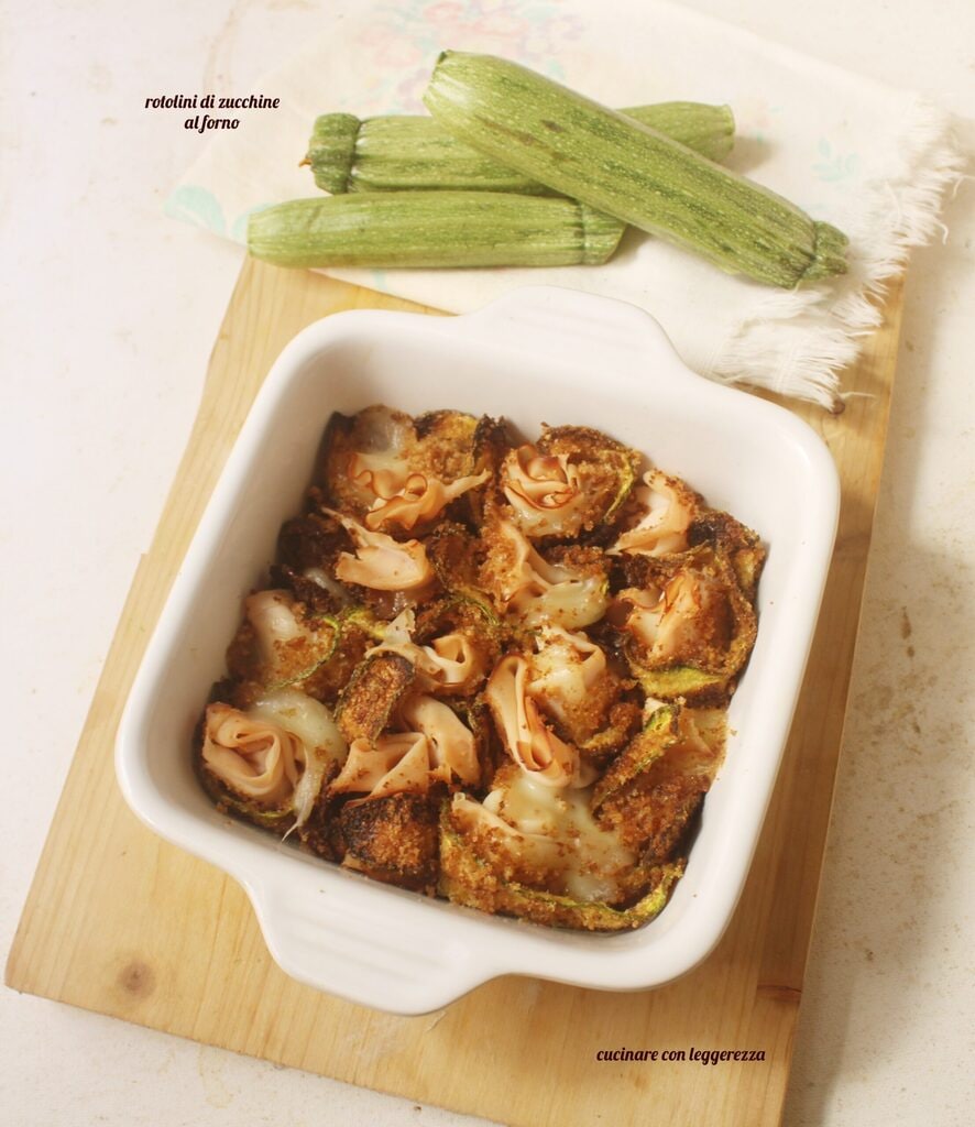 baked zucchini rolls