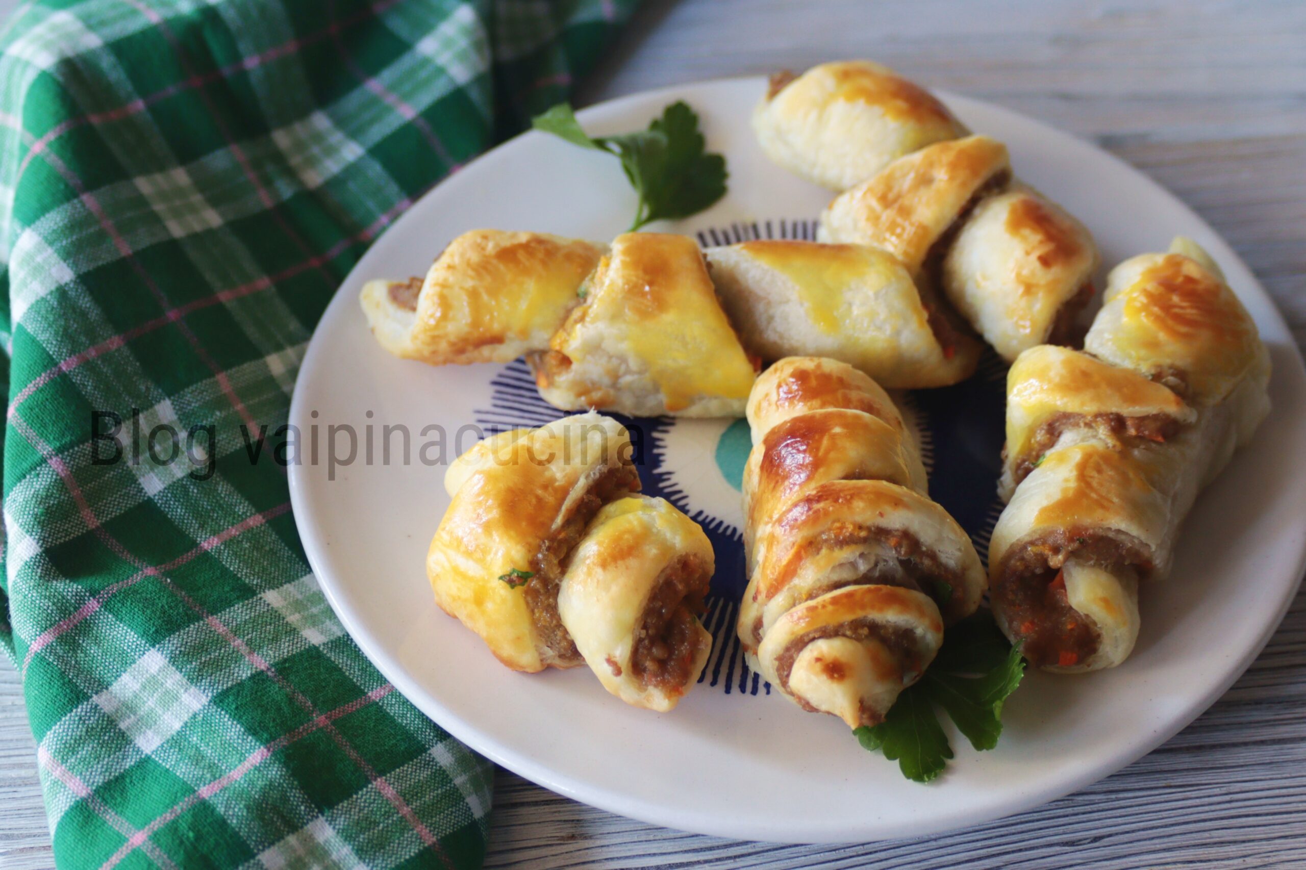 Savory Meat Croissants