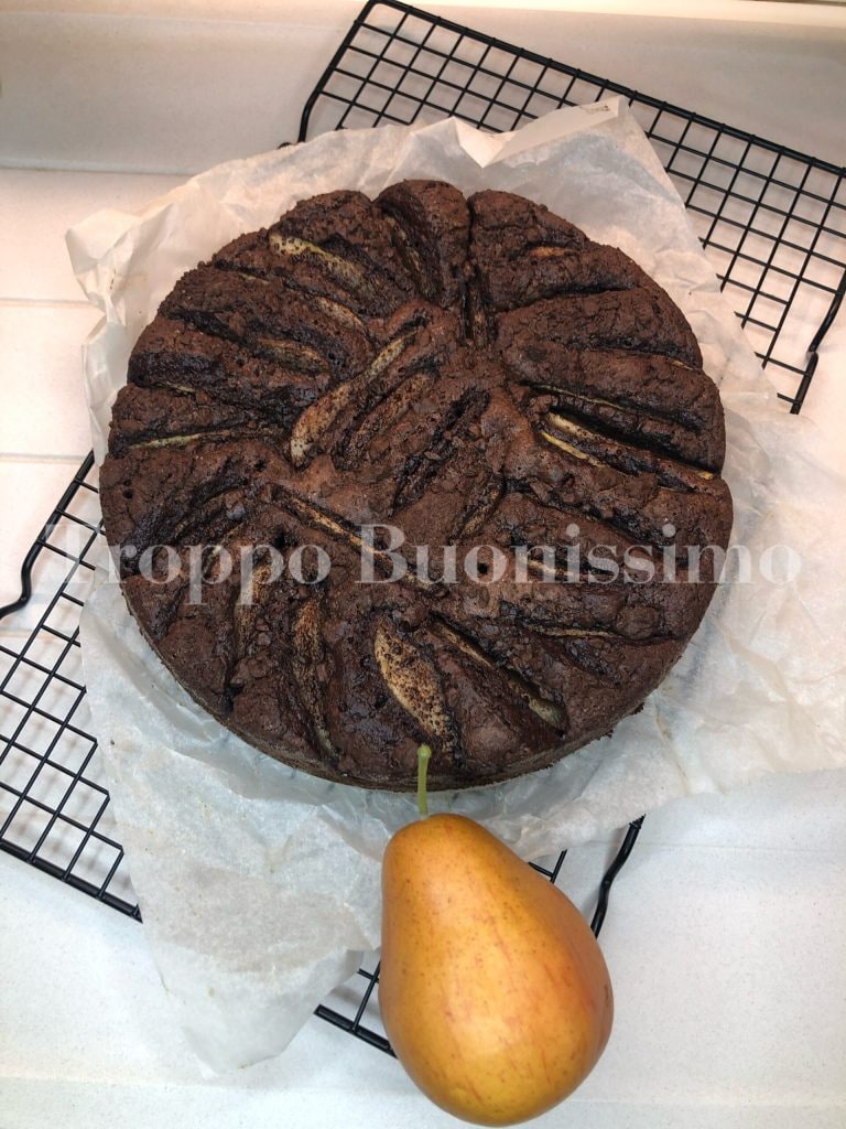 chocolate and pear cake