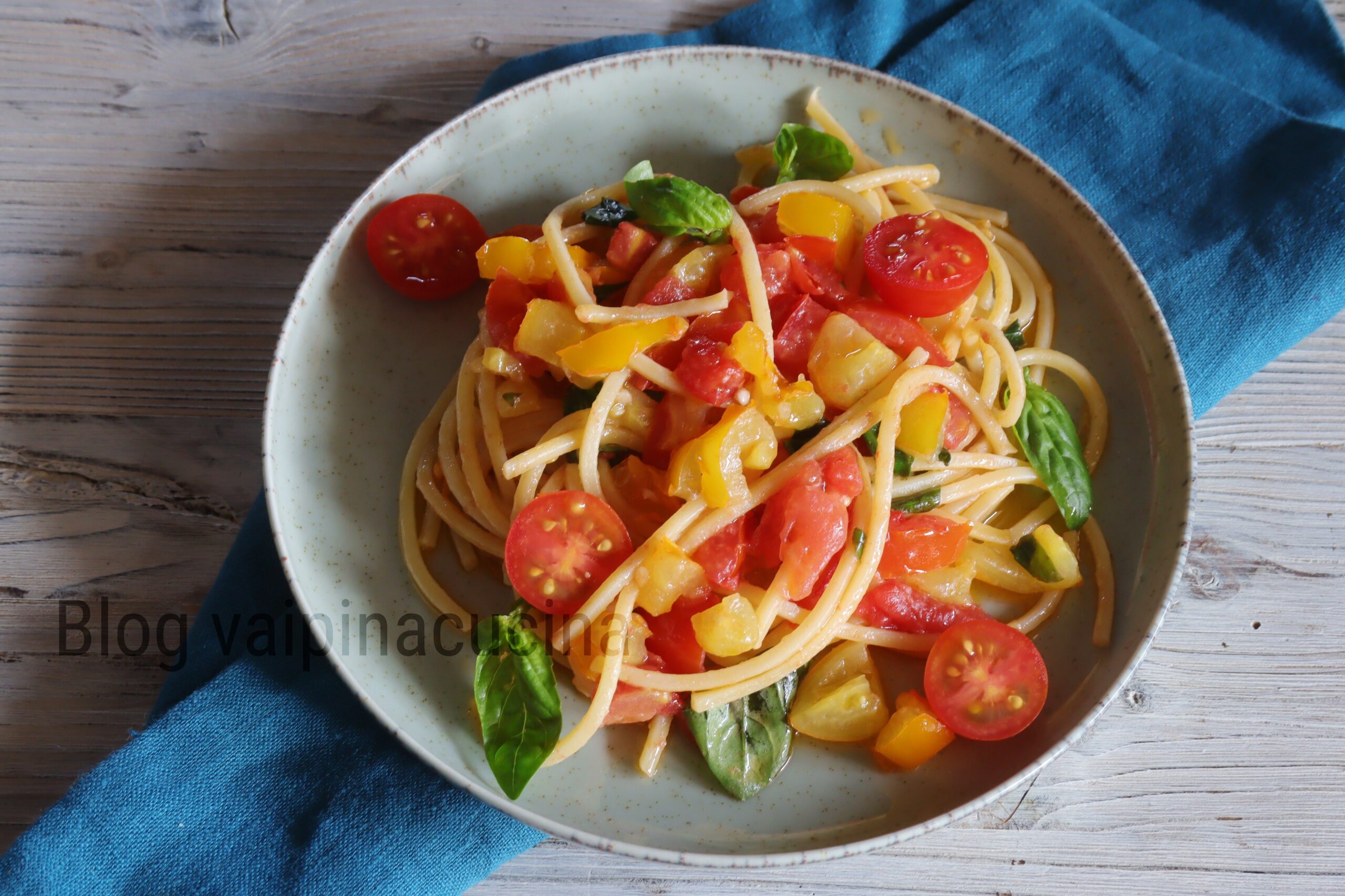 Spaghetti with Four Tomatoes
