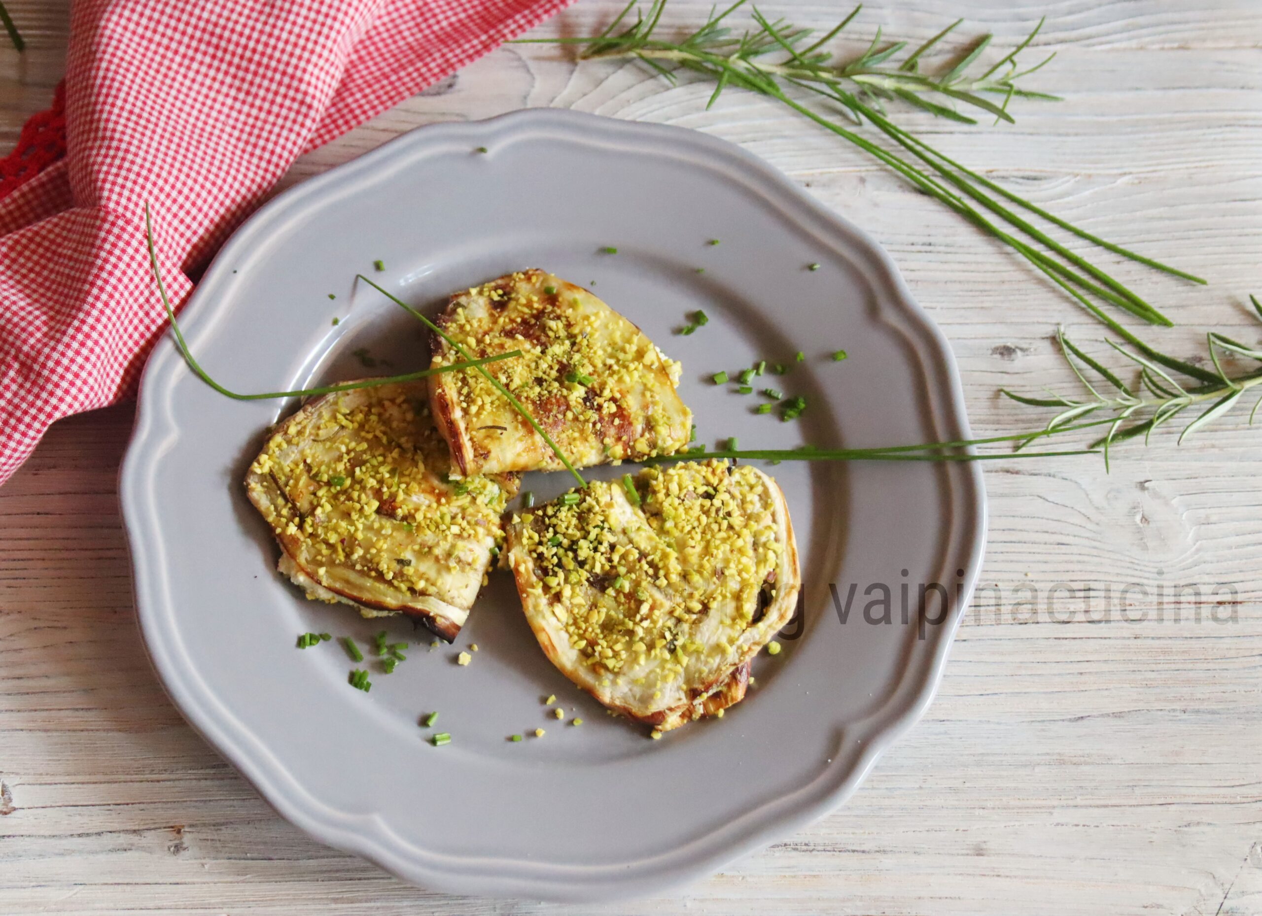 Eggplant and Tofu Bundles