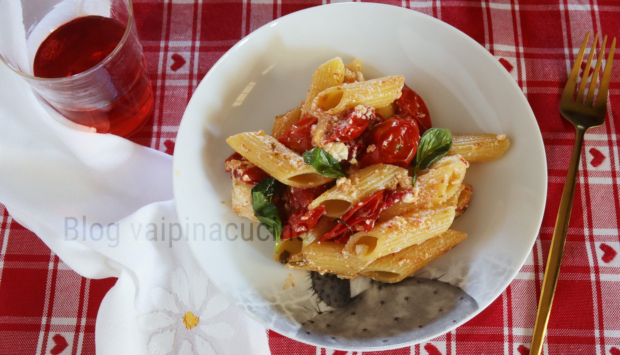 Pasta with Ricotta and Cherry Tomatoes