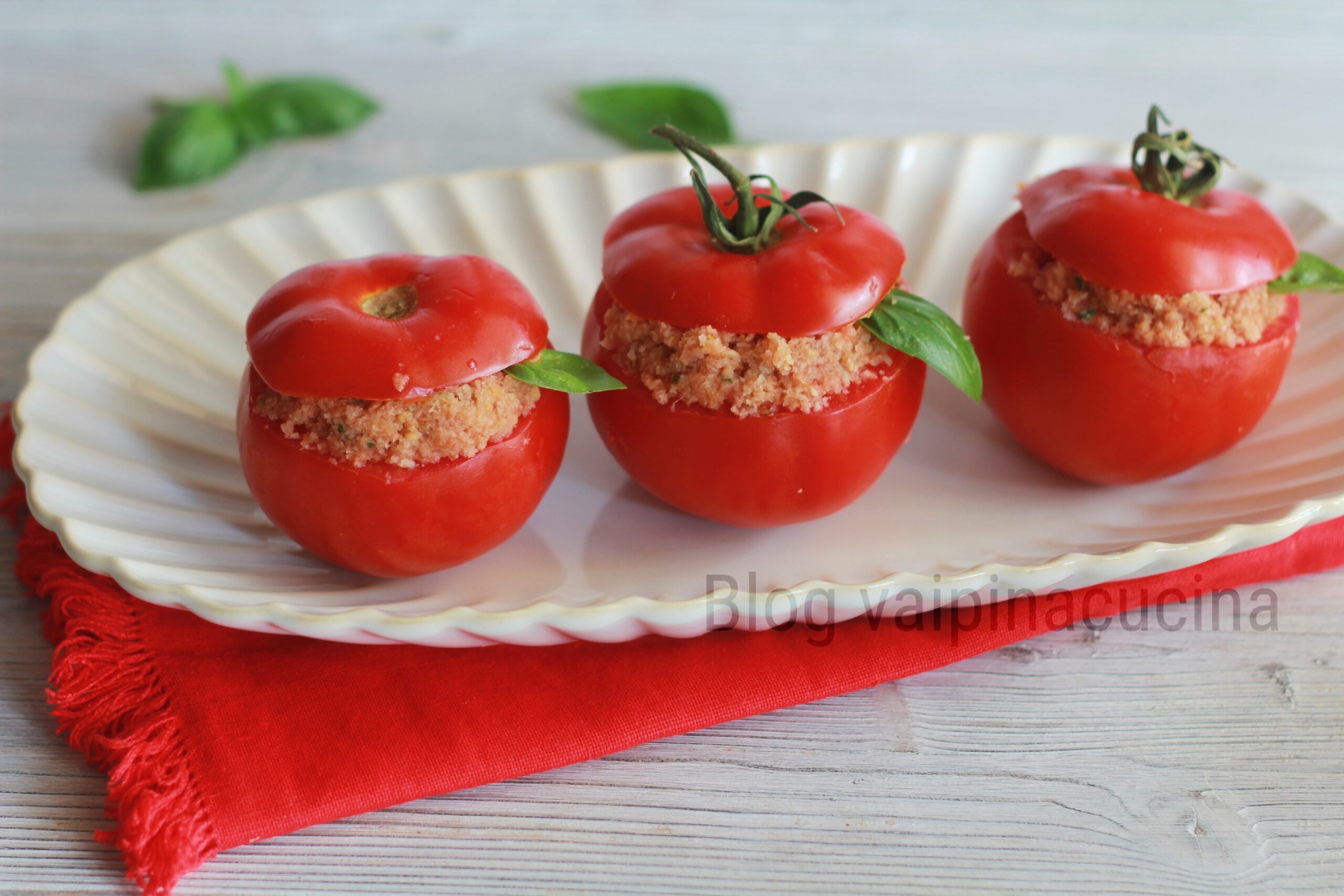 Tomatoes Stuffed with Sardines