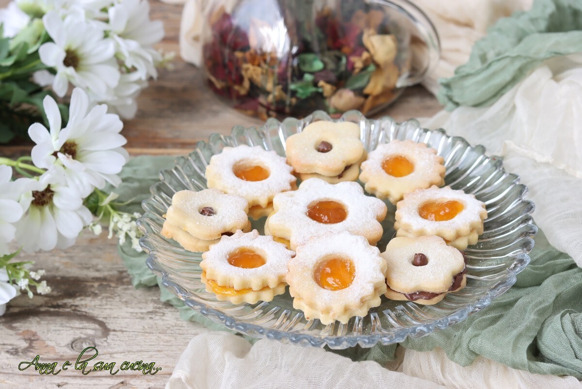 Mixed Bull’s Eye Cookies