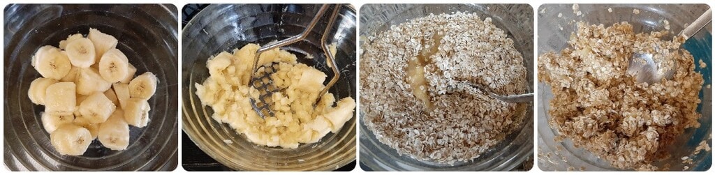 Soft Cookies with Oats and Banana