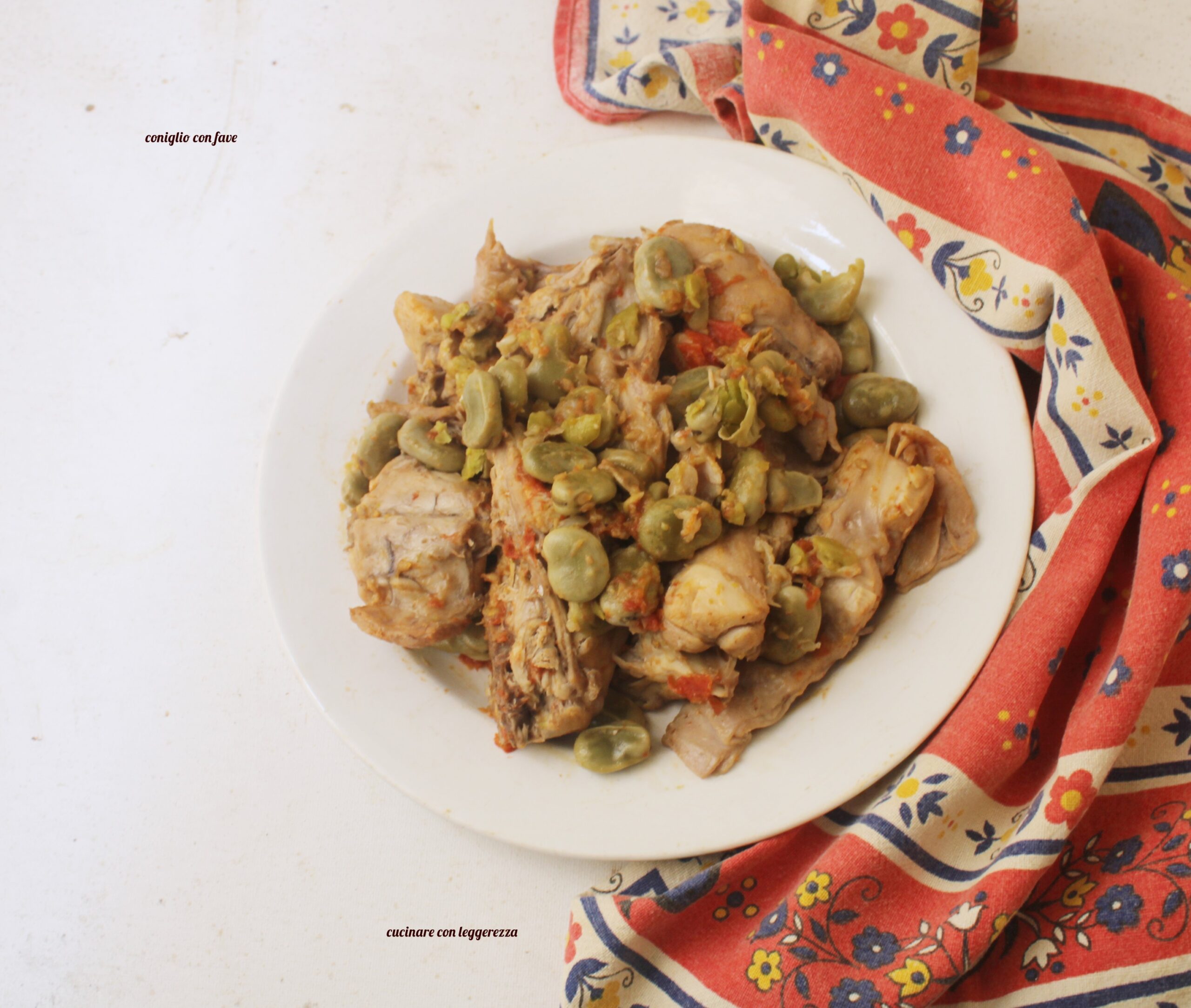 Rabbit with Broad Beans