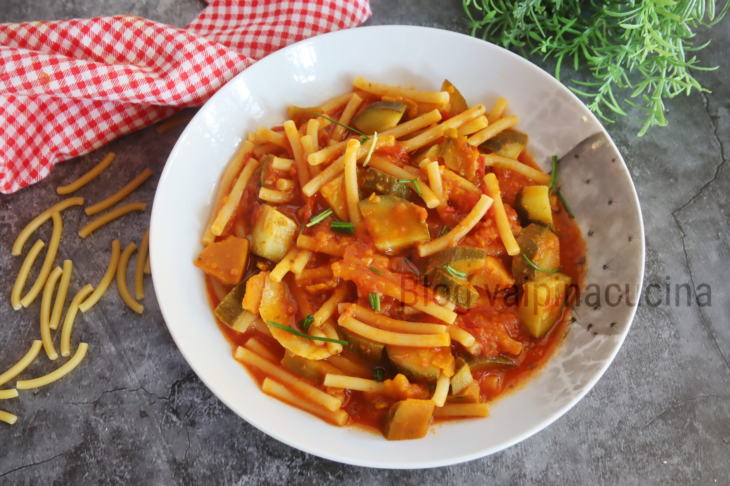 Pumpkin, Zucchini, and Tomato Soup