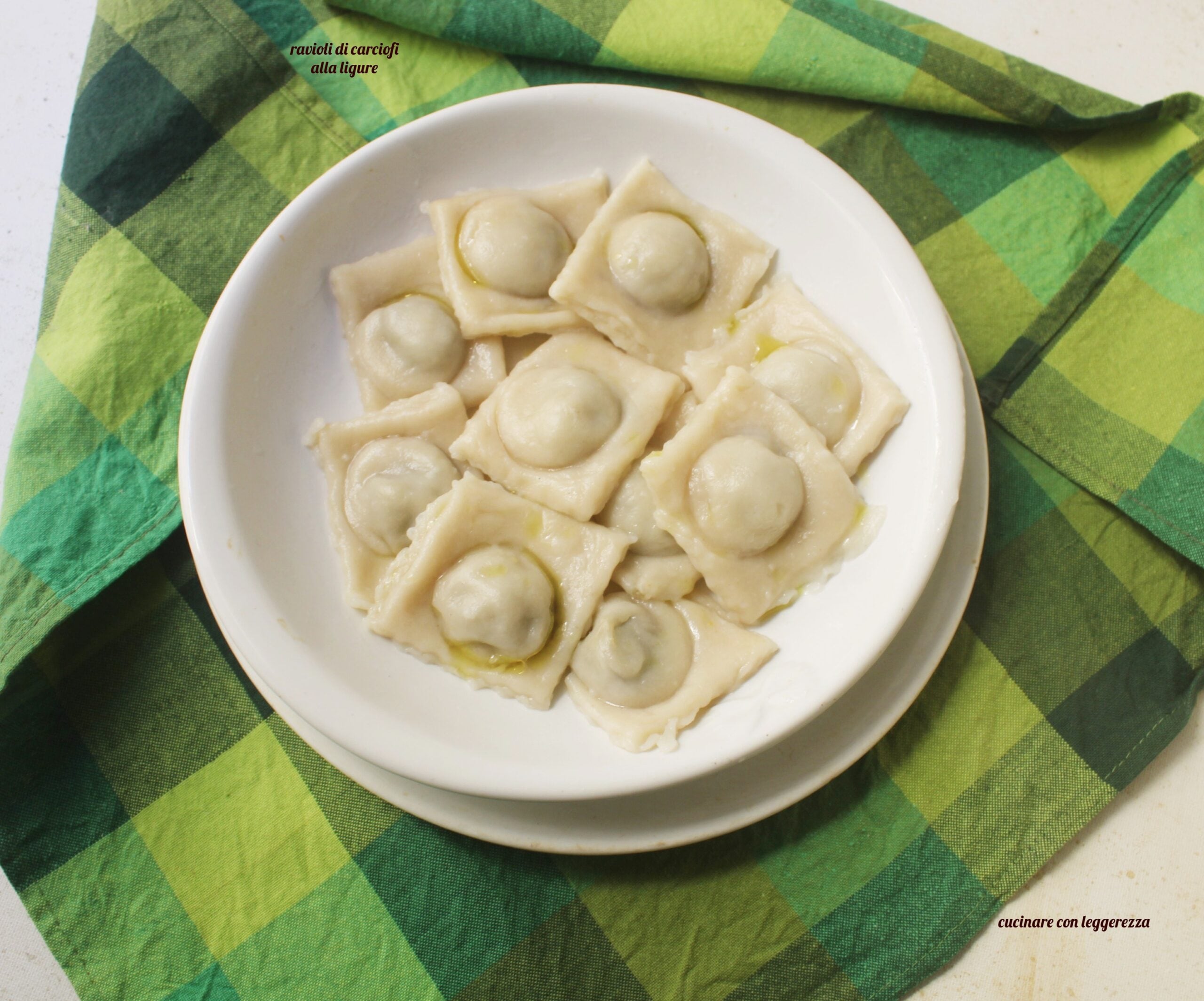 Ligurian Artichoke Ravioli