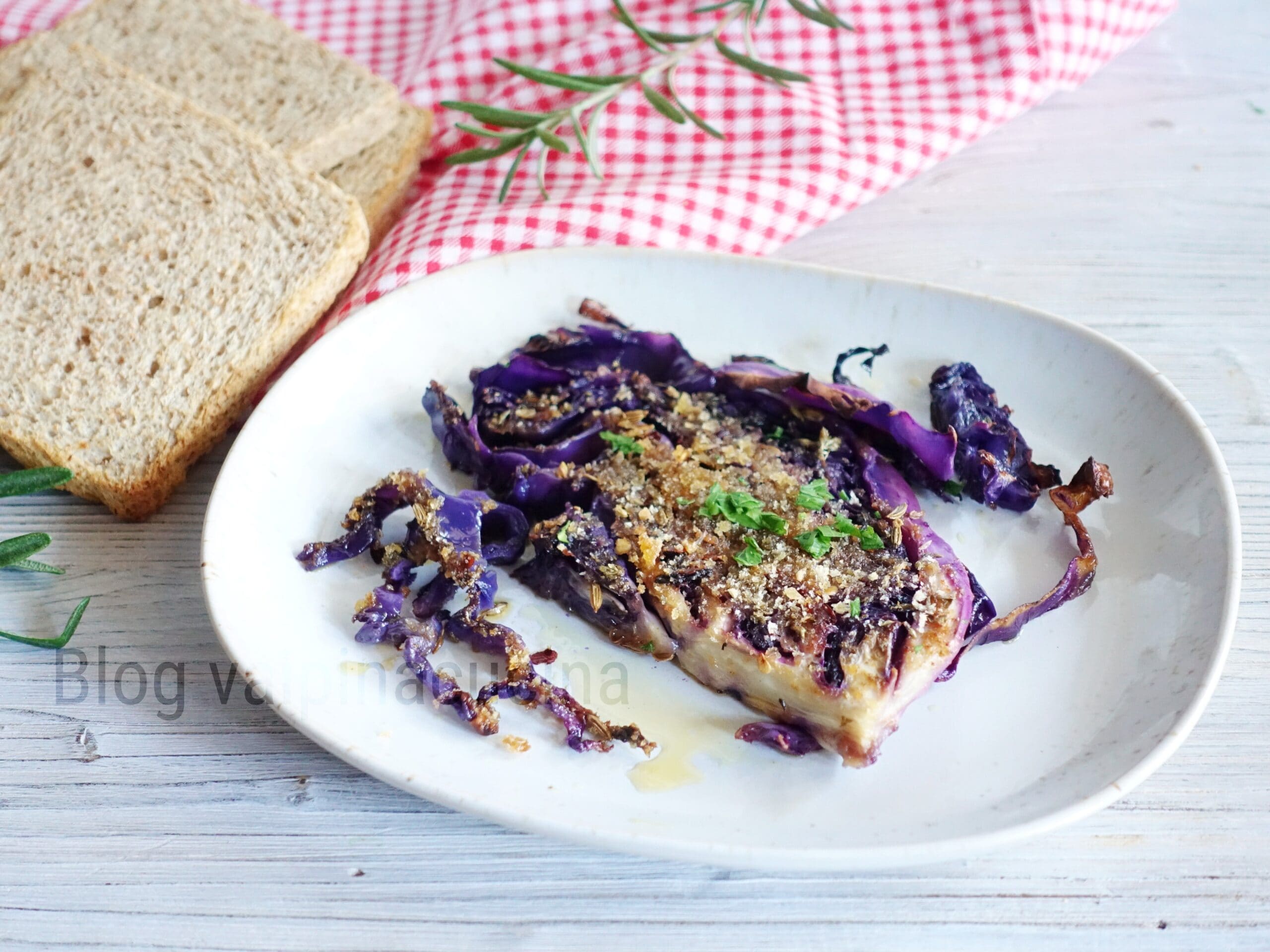 Gratinated Purple Cabbage