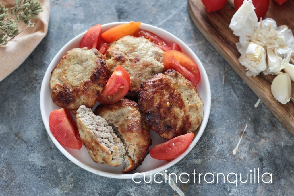 Meatballs with Meat and Ricotta in Air Fryer without Bread