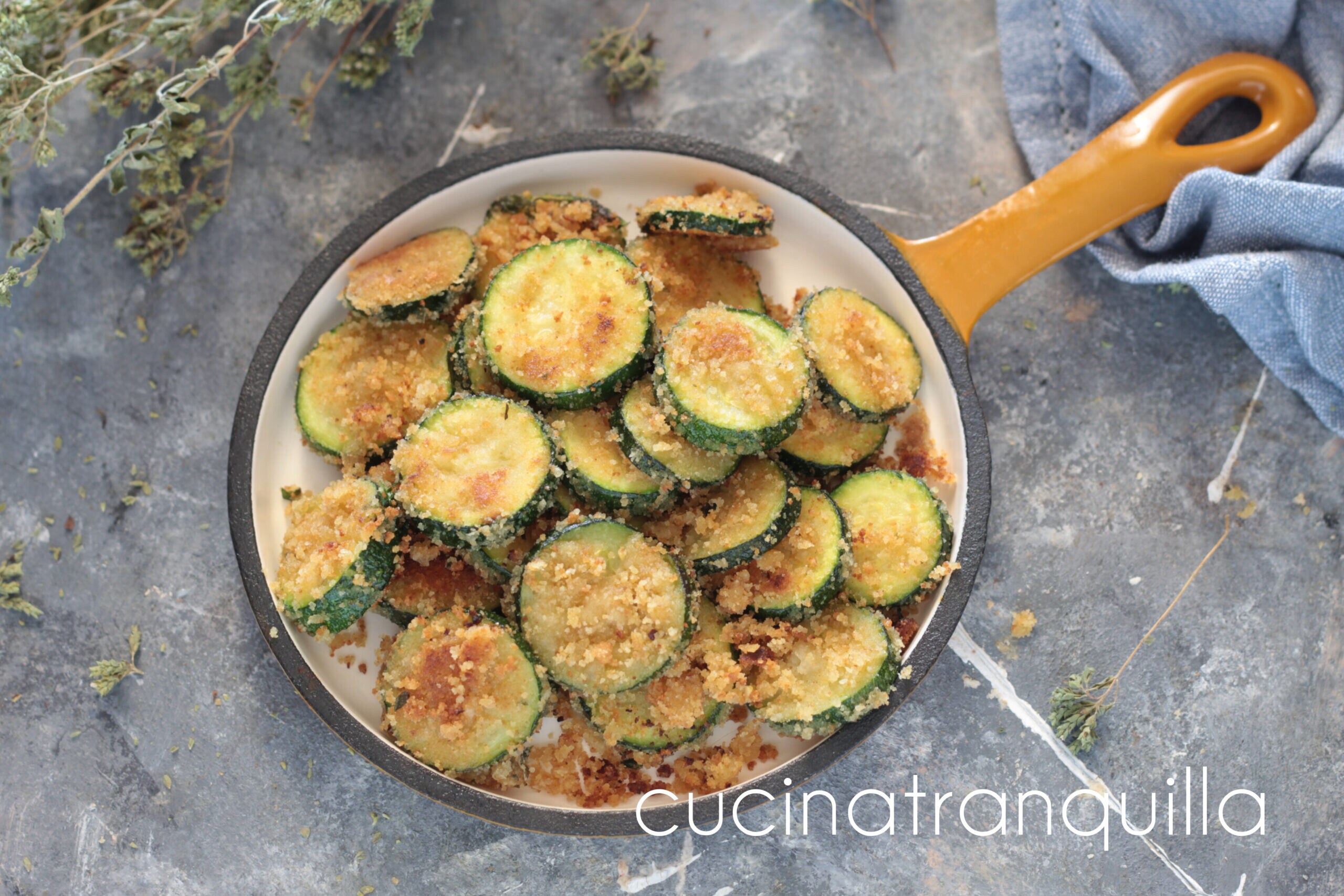Sandy Zucchini in a Pan