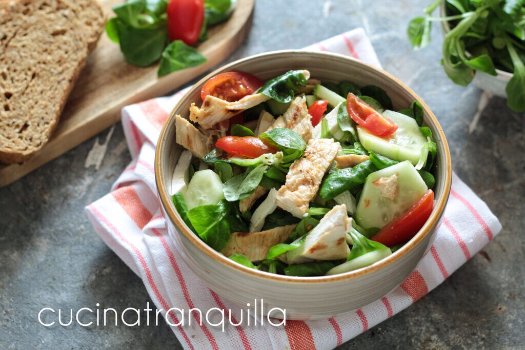 Chicken Salad with Fresh Cheese