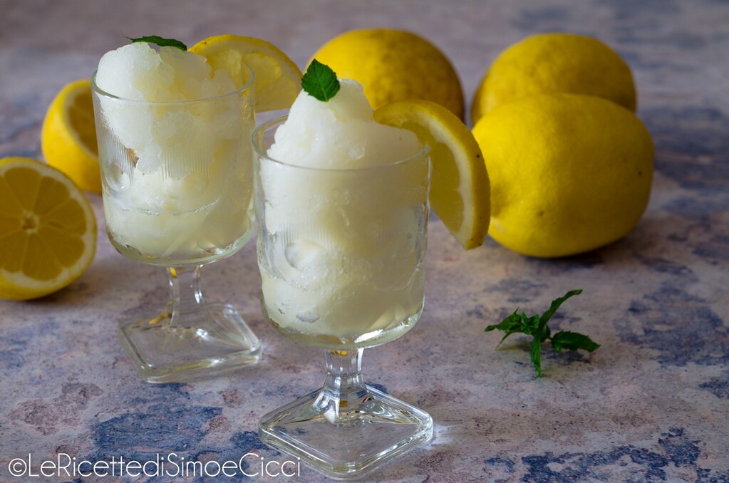 Lemon Granita without an Ice Cream Maker