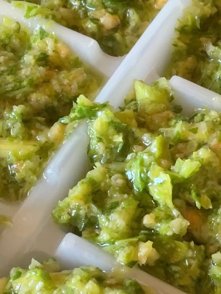 Light Celery Pesto | Anti-waste Sauce and Flavor Enhancer Recipe