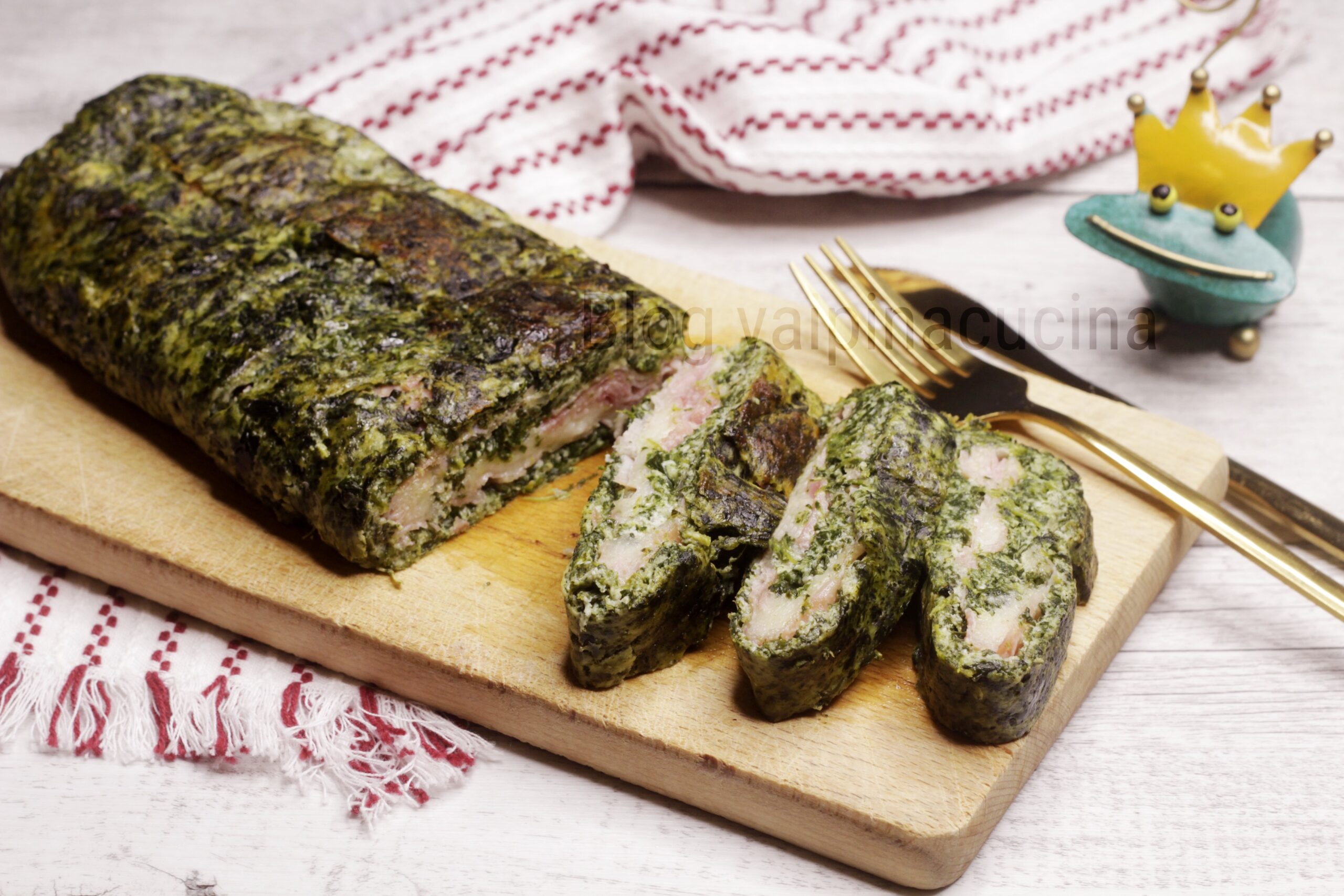 Ricotta and Spinach Roll