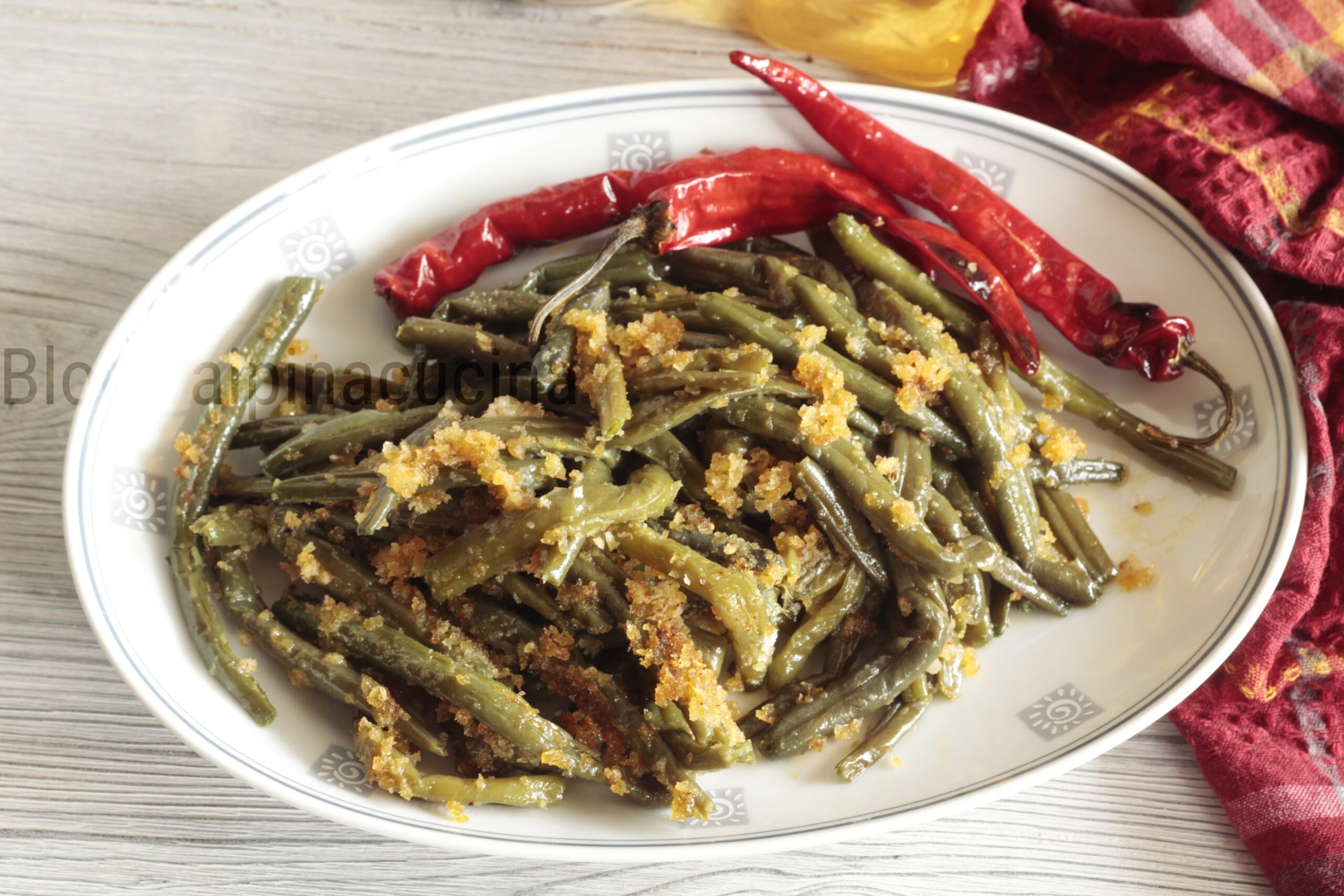 Green Beans with Breadcrumbs