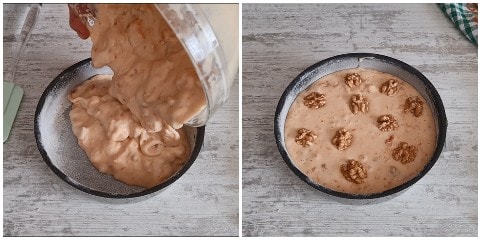 Orange and Walnut Cake preparation